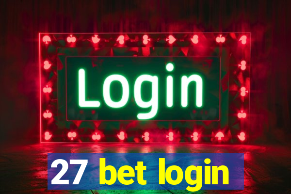 27 bet login